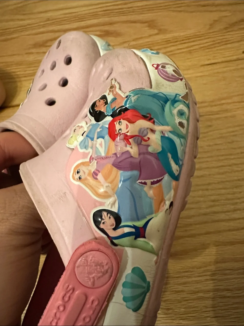 Girls' Pink Princess Clog Shoes - Kids